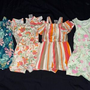 Forever Me Floral Kids Romper - Multicolor